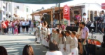 the very young ones getting their certificates for performing